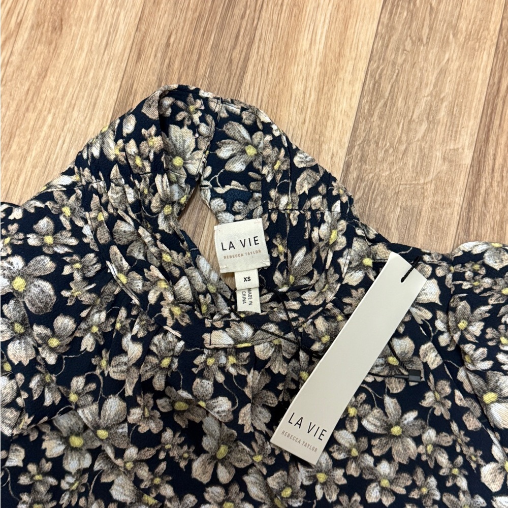 NWT La Vie Rebecca Taylor Long Sleeve Giselle Dress - Picture 7 of 8